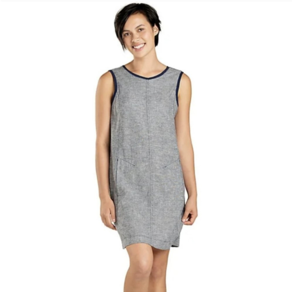 Toad&Co Hemp Dress Pockets Size Small